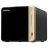 QNAP TS-464 NAS Tower Intel® Celeron® N5095 8 GB DDR4 0 TB QNAP QTS Nero