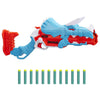 Nerf DinoSquad - Tricera-blast (blaster con alloggiamento per caricamento di 3 dardi, con supporto dardi e design dinosauro Triceratopo, include 12 dardi Elite)