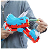 Nerf DinoSquad - Tricera-blast (blaster con alloggiamento per caricamento di 3 dardi, con supporto dardi e design dinosauro Triceratopo, include 12 dardi Elite)