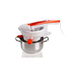 Ariete 261 Passì - Passaverdure Elettrico - 3 dischi Acciaio Inox - adattabile a qualsiasi recipiente - 25 Watt - Bianco e arancio