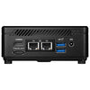 MSI Cubi N ADL-001EU Intel® N N200 4 GB DDR4-SDRAM 128 GB SSD Windows 11 Pro Mini PC Nero