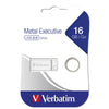Verbatim Metal Executive - Memoria USB da 16 GB - Argento