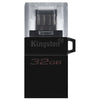 Kingston Technology DataTraveler microDuo3 G2 unità flash USB 32 GB USB Type-A / Micro-USB 3.2 Gen 1 (3.1 Gen 1) Nero