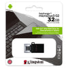 Kingston Technology DataTraveler microDuo3 G2 unità flash USB 32 GB USB Type-A / Micro-USB 3.2 Gen 1 (3.1 Gen 1) Nero
