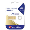Verbatim Metal Executive - Memoria USB 3.0 da 64 GB - Oro