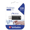 Verbatim PinStripe 3.0 - Memoria USB 3.0 da 128GB – - Nero