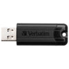 Verbatim PinStripe 3.0 - Memoria USB 3.0 da 64 GB – - Nero