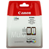 Canon PG-545/CL-546 Multipack cartuccia d'inchiostro 2 pz Originale Nero, Ciano, Magenta, Giallo