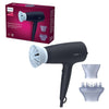 Philips Serie 3000 Asciugacapelli nero con accessorio ThermoProtect BHD360/20