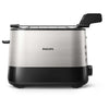 Philips Viva Collection Tostapane HD2639/90, 730W, 2 pinze, 7 livelli di tostatura, vassoio raccogli briciole
