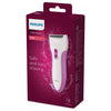 Philips SatinShave Essential Rasoio senza filo Wet & Dry bianco e rosa HP6341/00