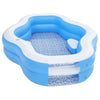 Bestway 54409 piscina fuori terra Piscina gonfiabile Piscina ovale Blu, Bianco