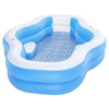 Bestway 54409 piscina fuori terra Piscina gonfiabile Piscina ovale Blu, Bianco