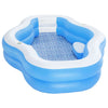 Bestway 54409 piscina fuori terra Piscina gonfiabile Piscina ovale Blu, Bianco