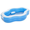 Bestway 54409 piscina fuori terra Piscina gonfiabile Piscina ovale Blu, Bianco