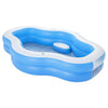 Bestway 54409 piscina fuori terra Piscina gonfiabile Piscina ovale Blu, Bianco