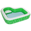 Bestway 54336 piscina fuori terra Piscina gonfiabile Piscina rettangolare 282 L Verde, Bianco