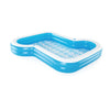 Bestway 54321 piscina fuori terra Piscina gonfiabile Piscina rettangolare 1207 L Blu, Bianco