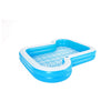 Bestway 54321 piscina fuori terra Piscina gonfiabile Piscina rettangolare 1207 L Blu, Bianco