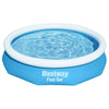 Bestway Fast Set 57456 piscina fuori terra Piscina con bordi/gonfiabile Piscina rotonda Blu, Bianco