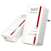 Powerline FRITZ! 1240E WLAN Set INT 1200 Mbit/s Collegamento ethernet LAN Wi-Fi Rosso, Bianco 2 pz
