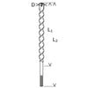 Bosch 2 608 586 766 punta per trapano Punta di trapano per muratura 1 pz