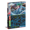 Clementoni Disney Frozen 2 Puzzle di contorno 104 pz Arte