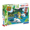 Clementoni Supercolor 24223 puzzle 24 pz Animali