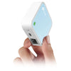 TP-Link TL-WR802N router wireless Fast Ethernet Banda singola (2.4 GHz) Blu, Bianco