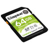 Kingston Technology Scheda SDXC Canvas Select Plus 100R C10 UHS-I U1 V10 da 64GB