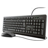 Trust TKM-250 tastiera Mouse incluso Universale USB QWERTY Italiano Nero
