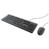 Trust TKM-250 tastiera Mouse incluso Universale USB QWERTY Italiano Nero