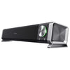 Soundbar casse per PC 6W - USB AUX - uscite per cuffie - nero/argento