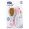 Chicco 00006569100000 spazzola e pettine Rosa, Bianco 2 pz