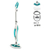 SV450 Double Pulitore a vapore verticale 0,3 L 1500 W Acciaio inossidabile, Turchese, Bianco