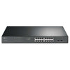 TP-Link TL-SG1218MPE Gestito L2 Gigabit Ethernet (10/100/1000) Supporto Power over Ethernet (PoE) 1U Nero