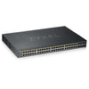 Zyxel GS1920-48HPV2 Gestito Gigabit Ethernet (10/100/1000) Supporto Power over Ethernet (PoE) Nero