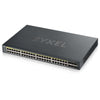 Zyxel GS1920-48HPV2 Gestito Gigabit Ethernet (10/100/1000) Supporto Power over Ethernet (PoE) Nero