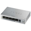 Zyxel GS1005HP Non gestito Gigabit Ethernet (10/100/1000) Supporto Power over Ethernet (PoE) Argento