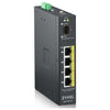 Zyxel RGS100-5P Non gestito L2 Gigabit Ethernet (10/100/1000) Supporto Power over Ethernet (PoE) Nero