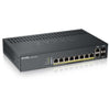 Zyxel GS1920-8HPV2 Gestito Gigabit Ethernet (10/100/1000) Supporto Power over Ethernet (PoE) Nero