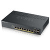 Zyxel GS1920-8HPV2 Gestito Gigabit Ethernet (10/100/1000) Supporto Power over Ethernet (PoE) Nero