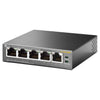 TP-Link TL-SG1005P Non gestito Gigabit Ethernet (10/100/1000) Supporto Power over Ethernet (PoE) Nero