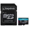 Kingston Technology Canvas Go! Plus Scheda microSDXC Canvas Go Plus 170R A2 U3 V30 da 256GB + adattatore