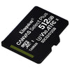 Kingston Technology Canvas Select Scheda micSDXC Plus 100R A1 C10 da 512GB + adattatore