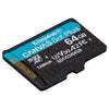Kingston Technology Canvas Go! Plus Scheda microSDXC Canvas Go Plus 170R A2 U3 V30 da 64GB confezione singola senza adattatore