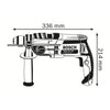 Bosch GSB 19-2 RE Professional 3000 Giri/min Senza chiave 2,6 kg