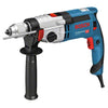 Bosch GSB 24-2 Professional 3000 Giri/min Nero, Blu, Grigio