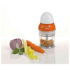 Ariete 1836 Choppy - Tritatutto con lame in Acciaio Inox - si avvia premendo il coperchio - 250 ml - 160 Watt - Arancione