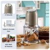 Ariete 438, Tritatutto Vintage, Chopper e Tritaghiaccio, 2 velocità, 4 lame in Acciaio Inox, Tazza graduata 600 ml, 400 W, Beige